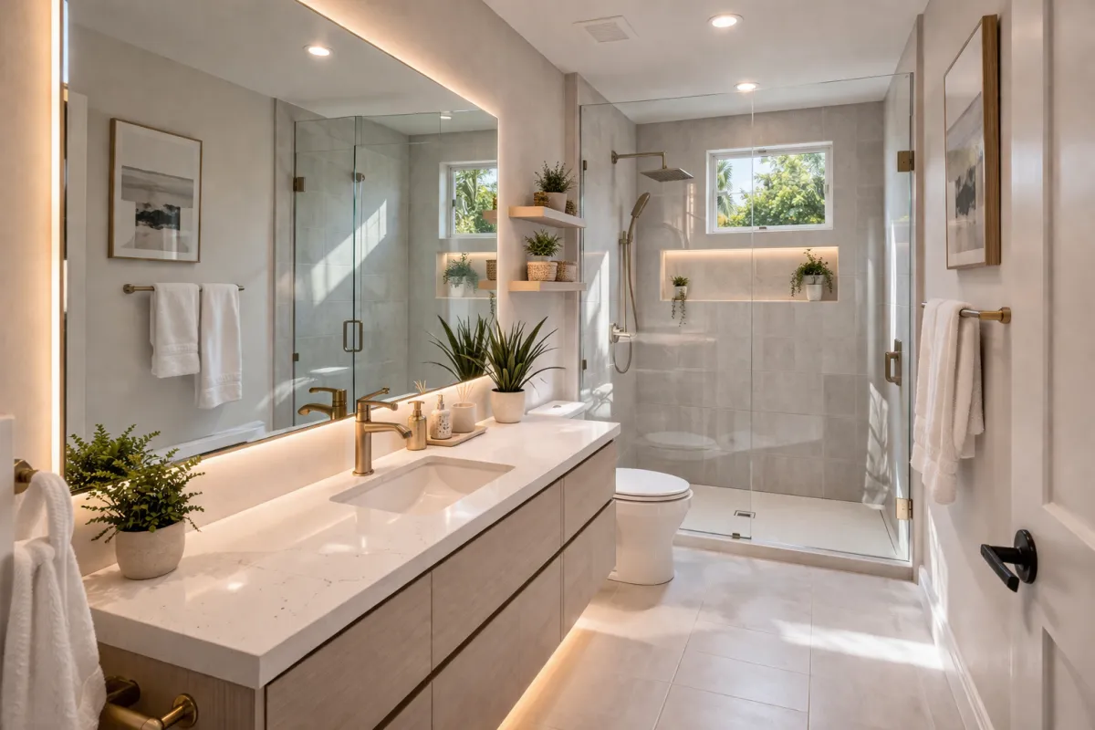 How to Make a Small Bathroom Look Bigger in Los Angeles