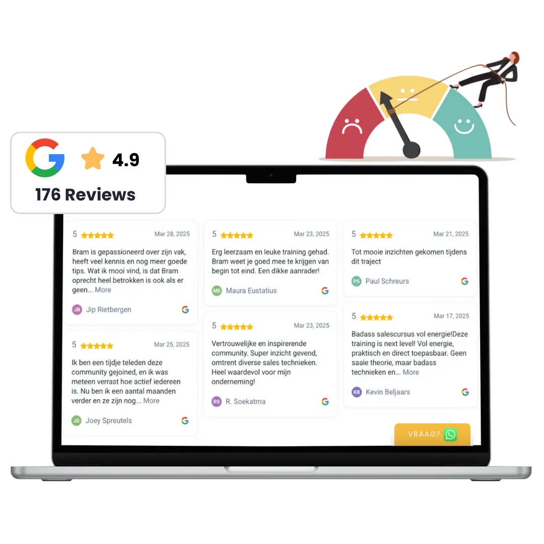 Review Booster widget op je website