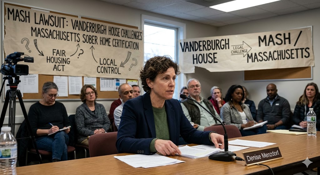 Denise Menzdorf and MASH Lawsuit: Vanderburgh House Challenges Massachusetts Sober Home Certification