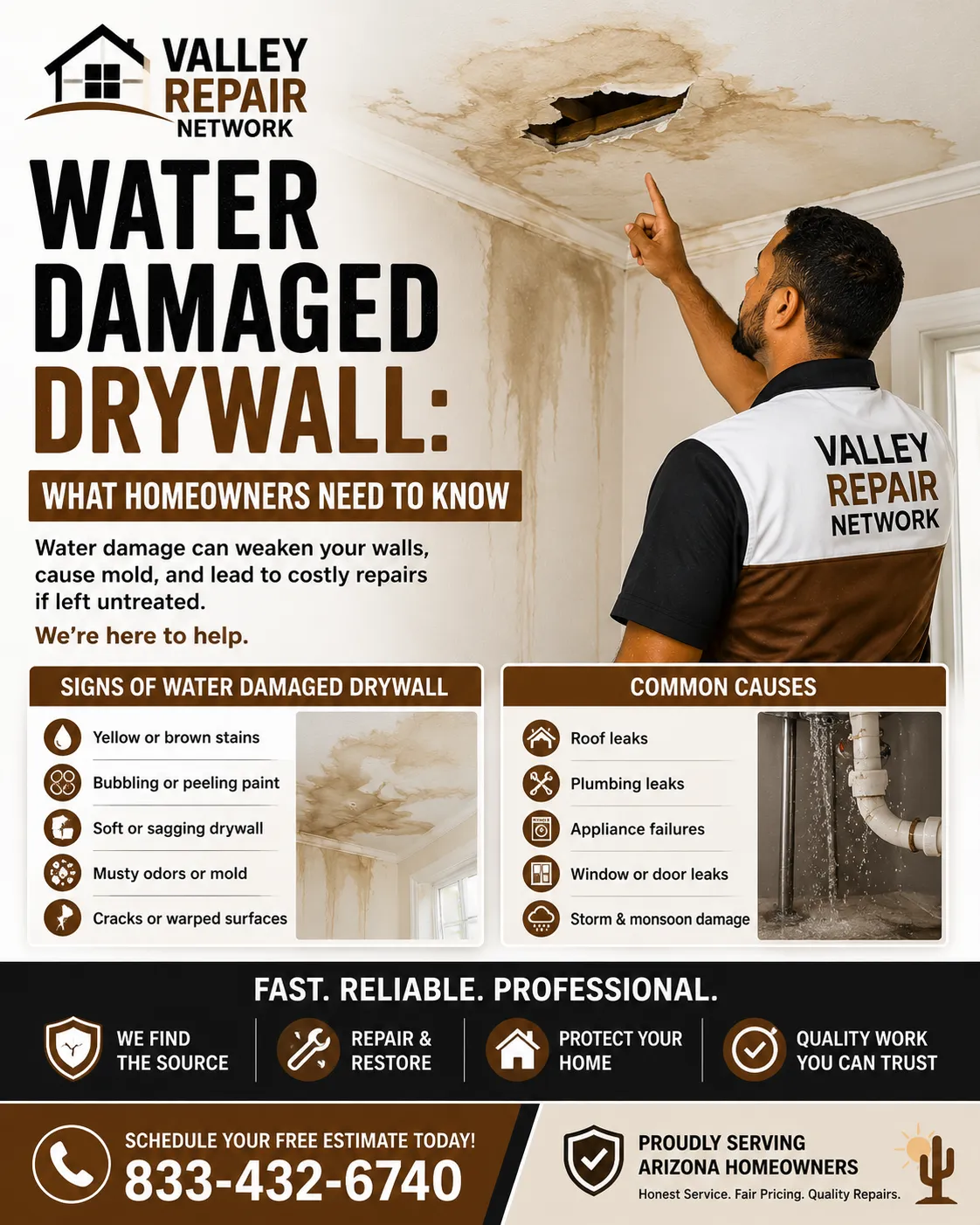 Water Damaged Drywall: What Homeowners Need to Know
