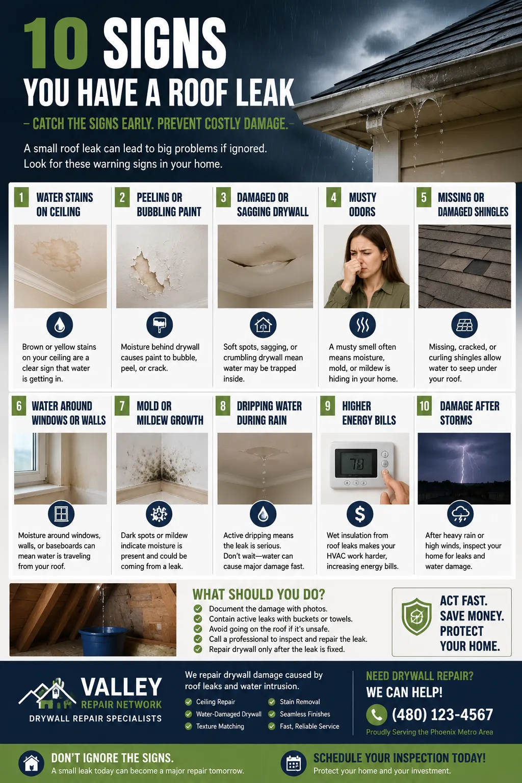 10 Signs You Have a Roof Leak (And What to Do Next)