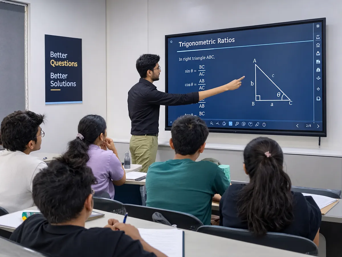 Students learning on computers during a coaching class session