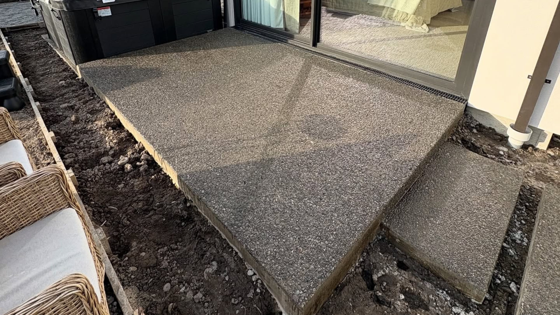 Stamped concrete Christchurch Sumner 