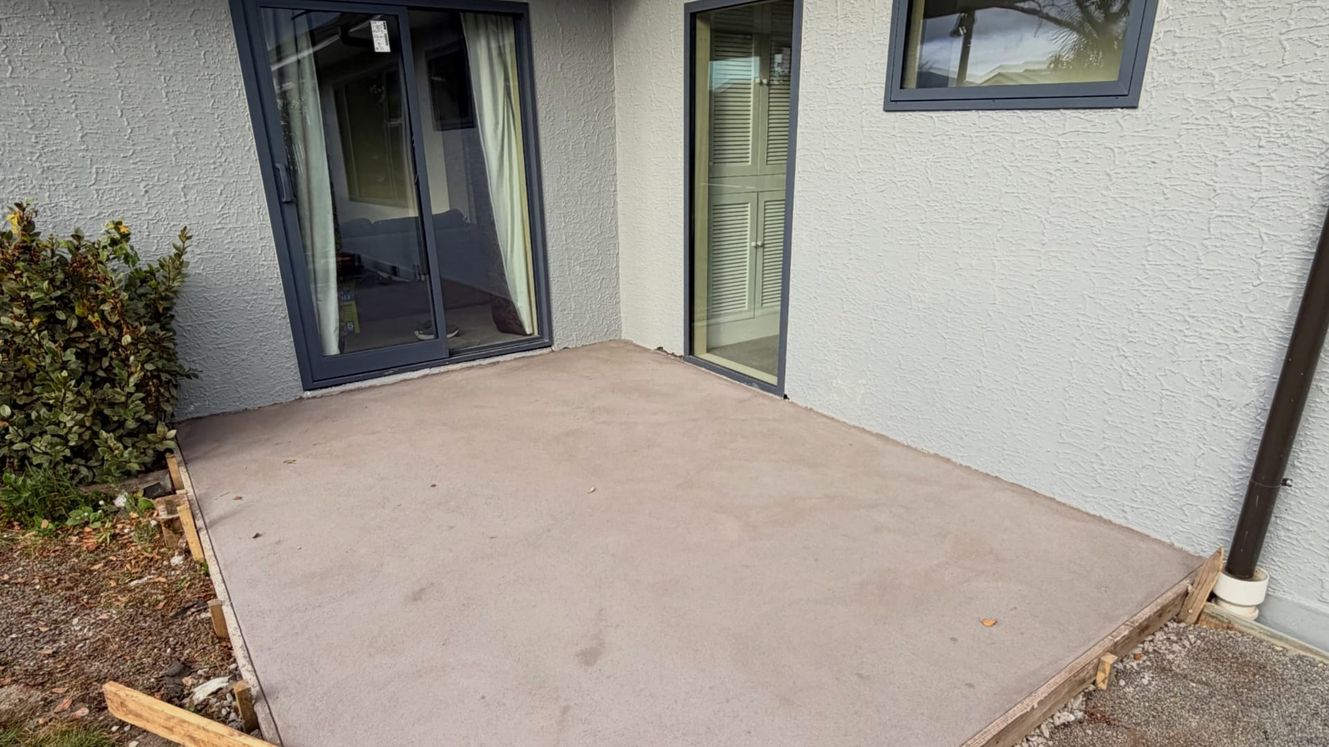 Concrete patio Roleston