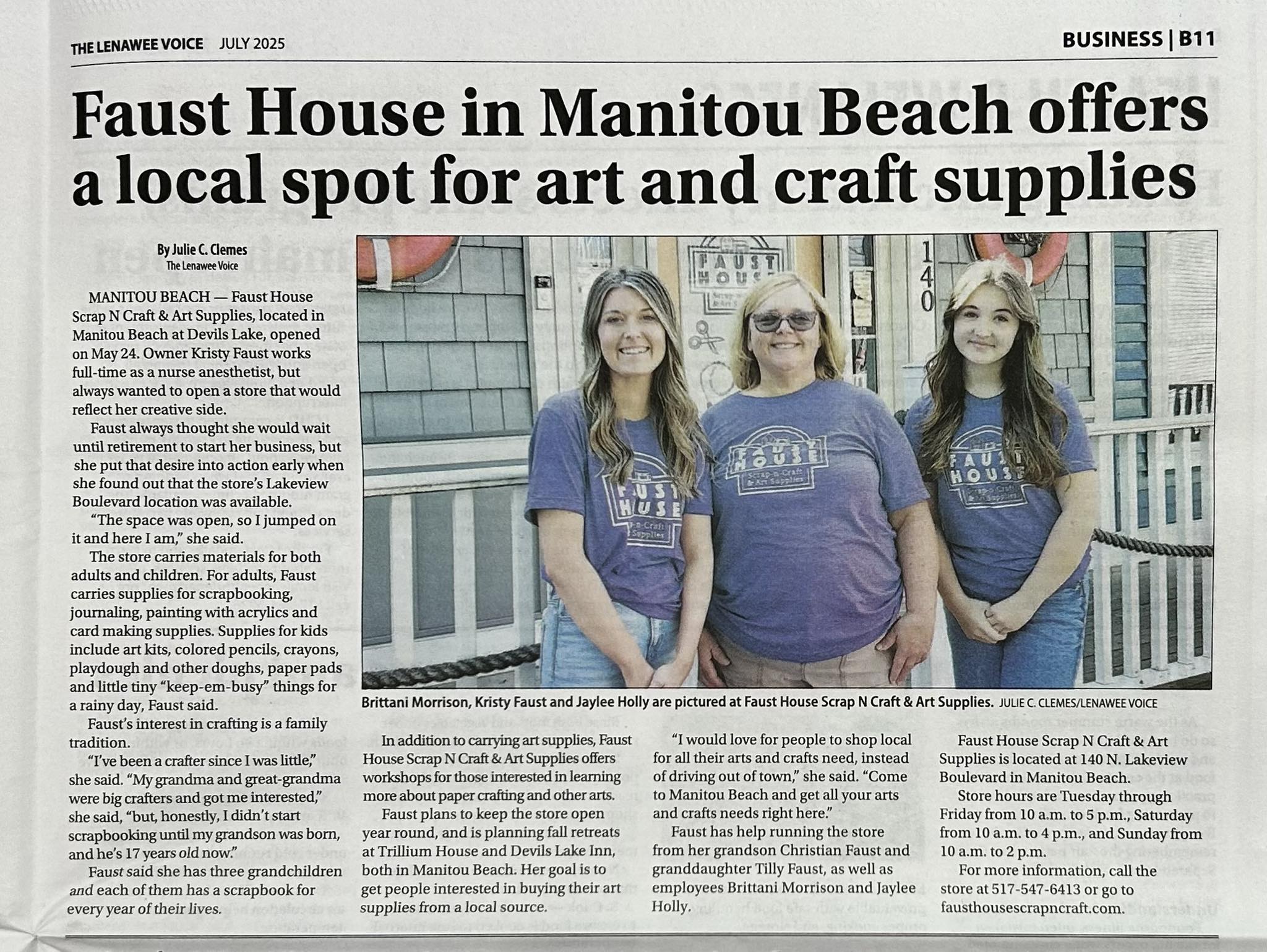 About page featured graphic or team photo