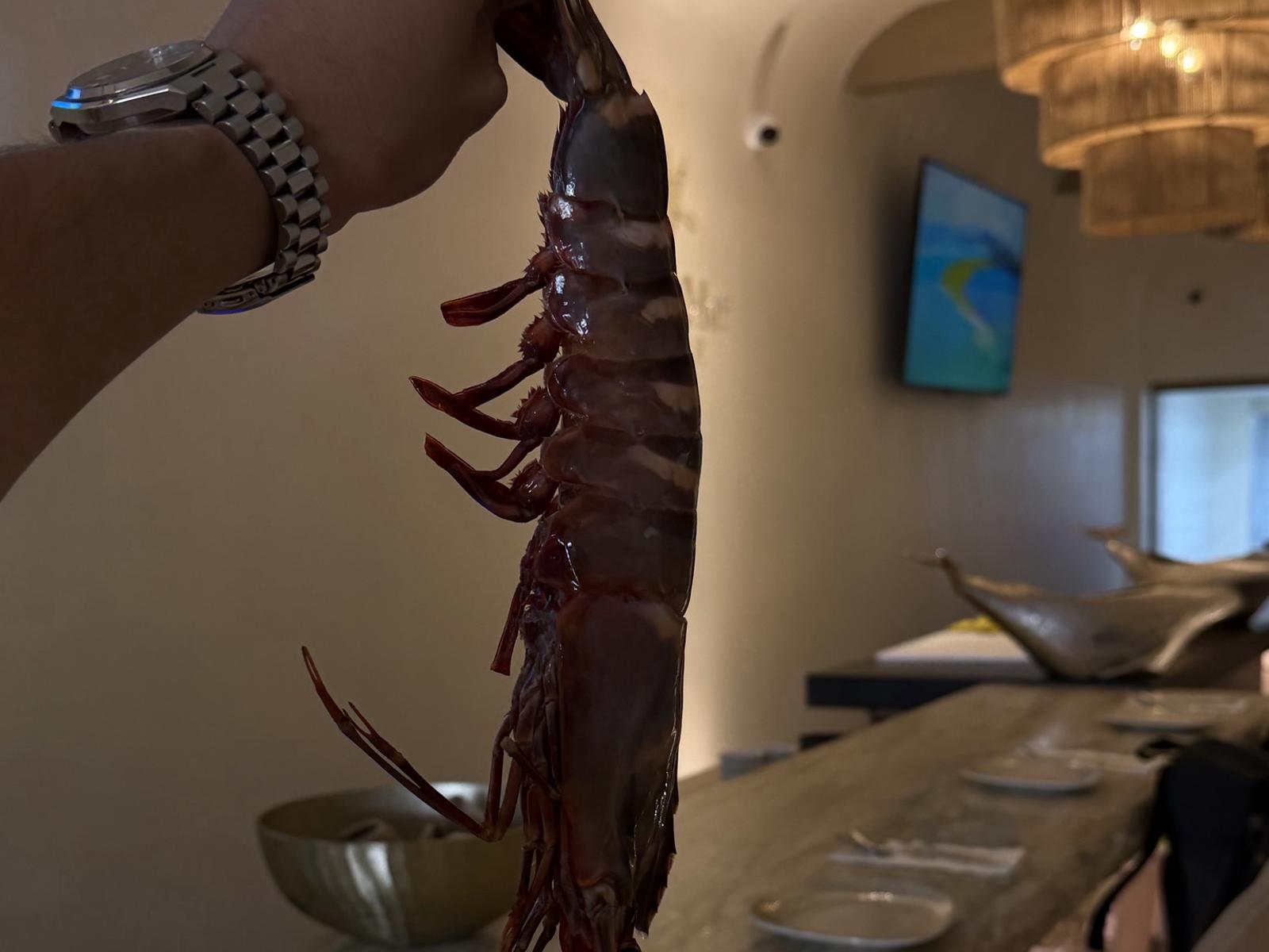 A light that is on in a room