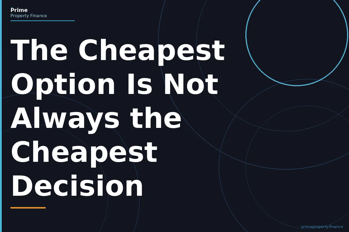 The Cheapest Option Is Not Always the Cheapest Decision