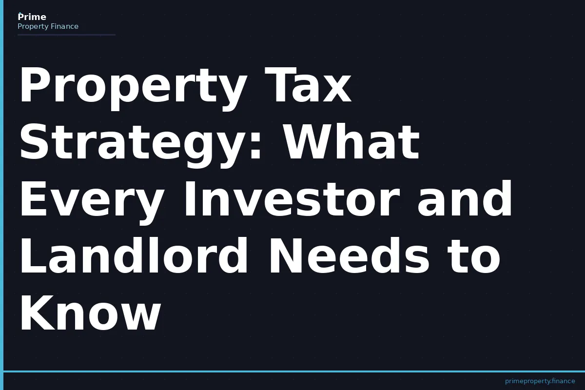 Property Tax Strategy: What Every Investor and Landlord Needs to Know