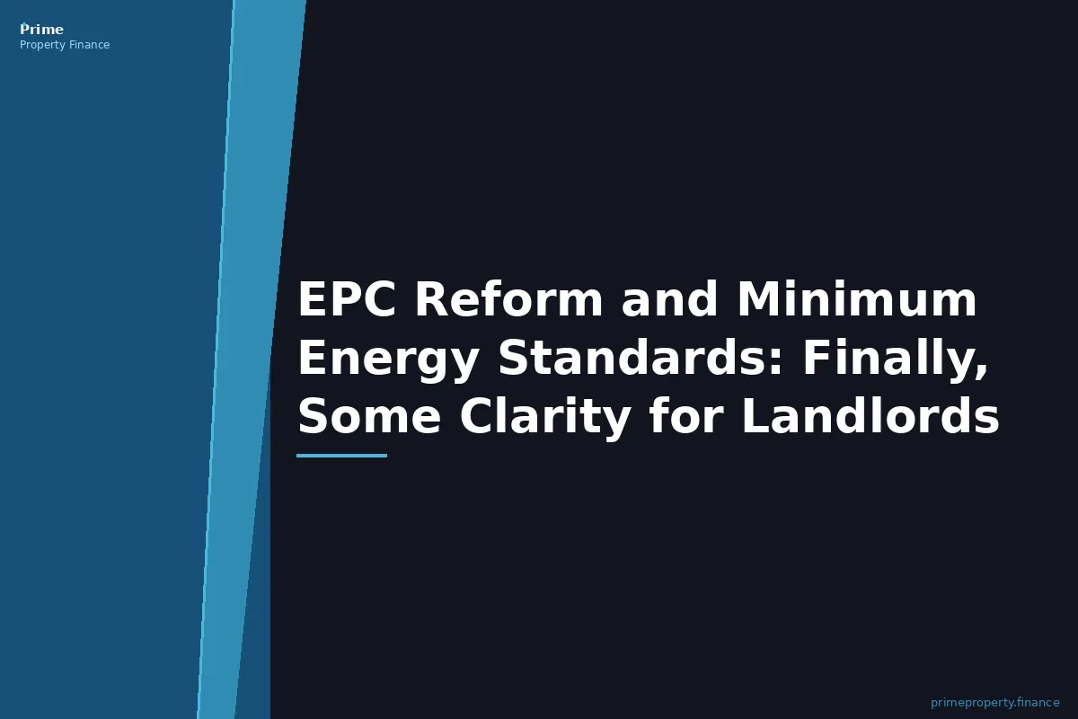 EPC Reform and Minimum Energy Standards: Finally, Some Clarity for Landlords