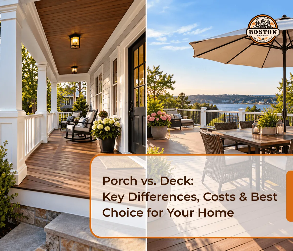 Porch vs. Deck