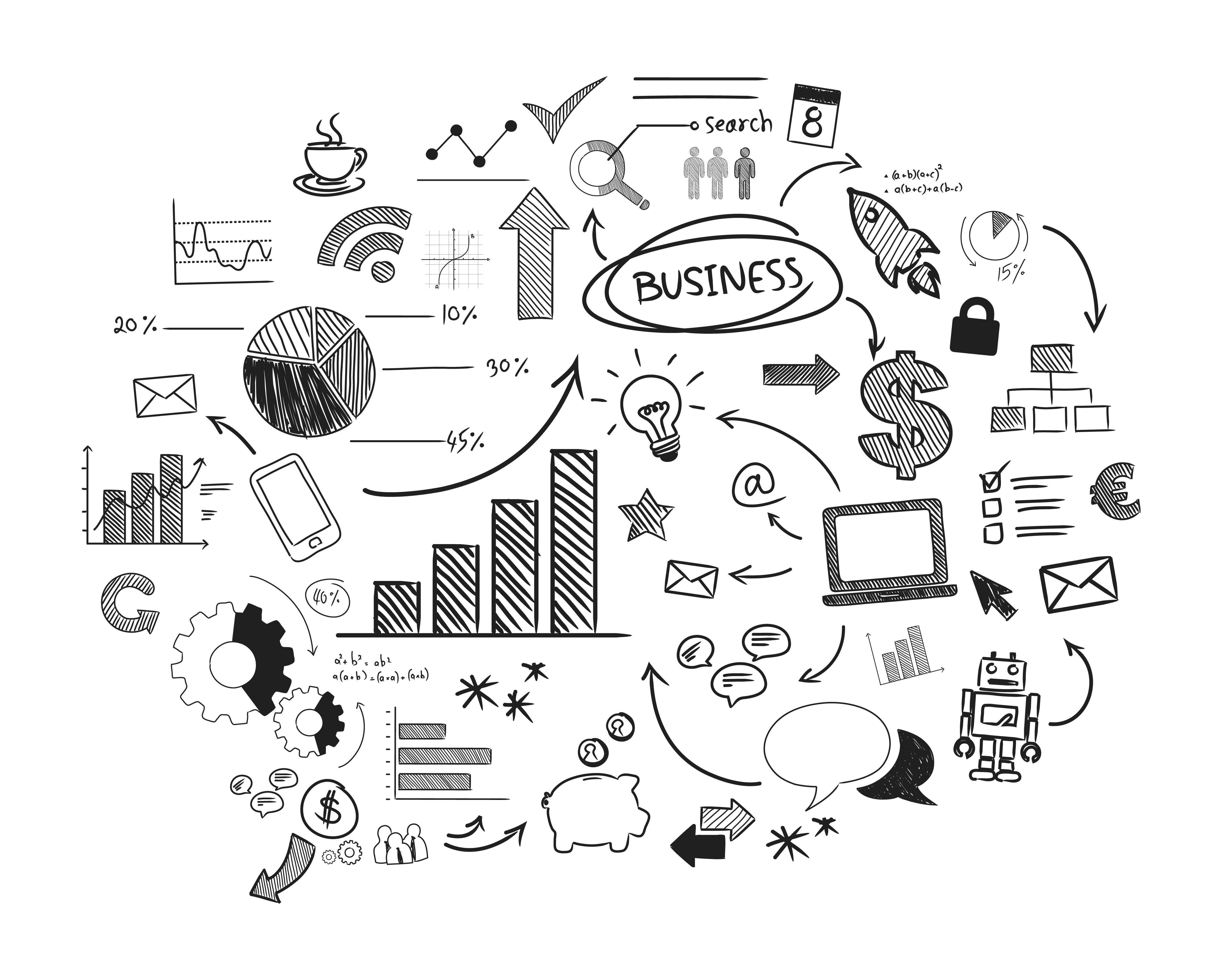 man wearing gray polo shirt beside dry-erase board