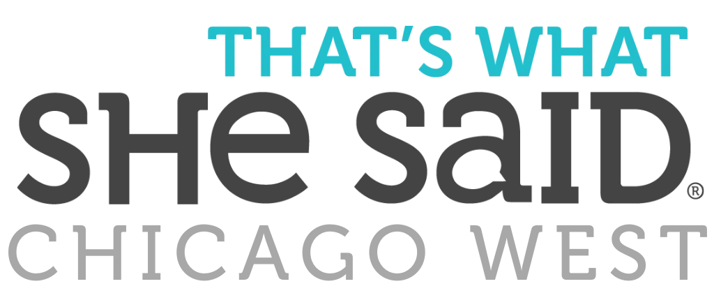That's What She Said Chicago West Logo Full Color
