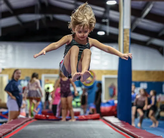 Kids birthday party at Balance Gymnastics in Wayne County