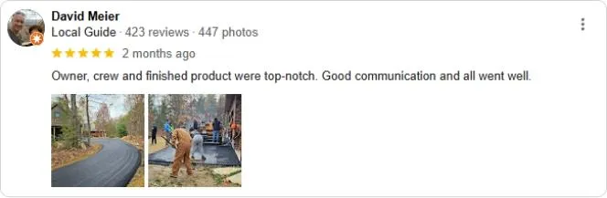asphalt paving contractor