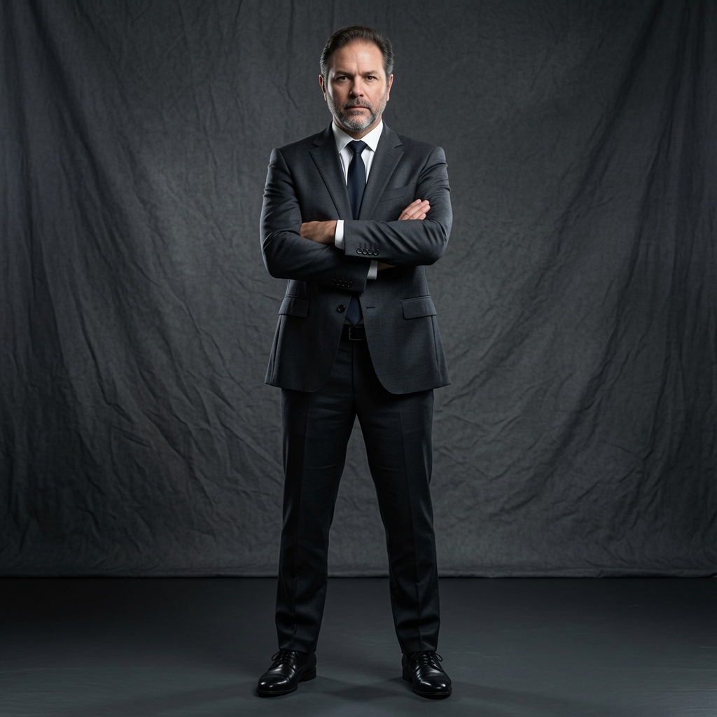Editorial portrait of David, the Architect of Mass Influence
