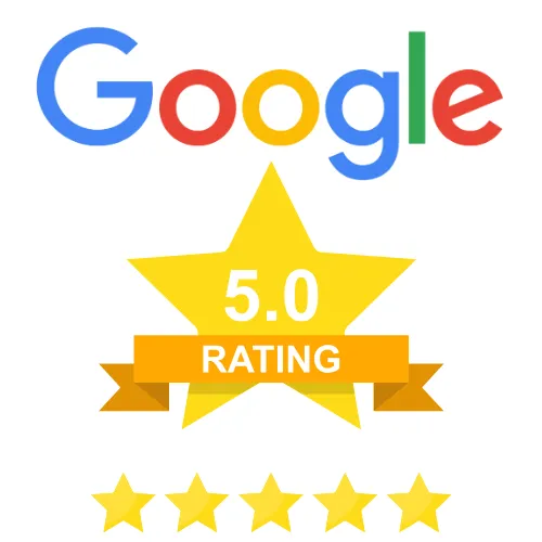 Google rated five stars