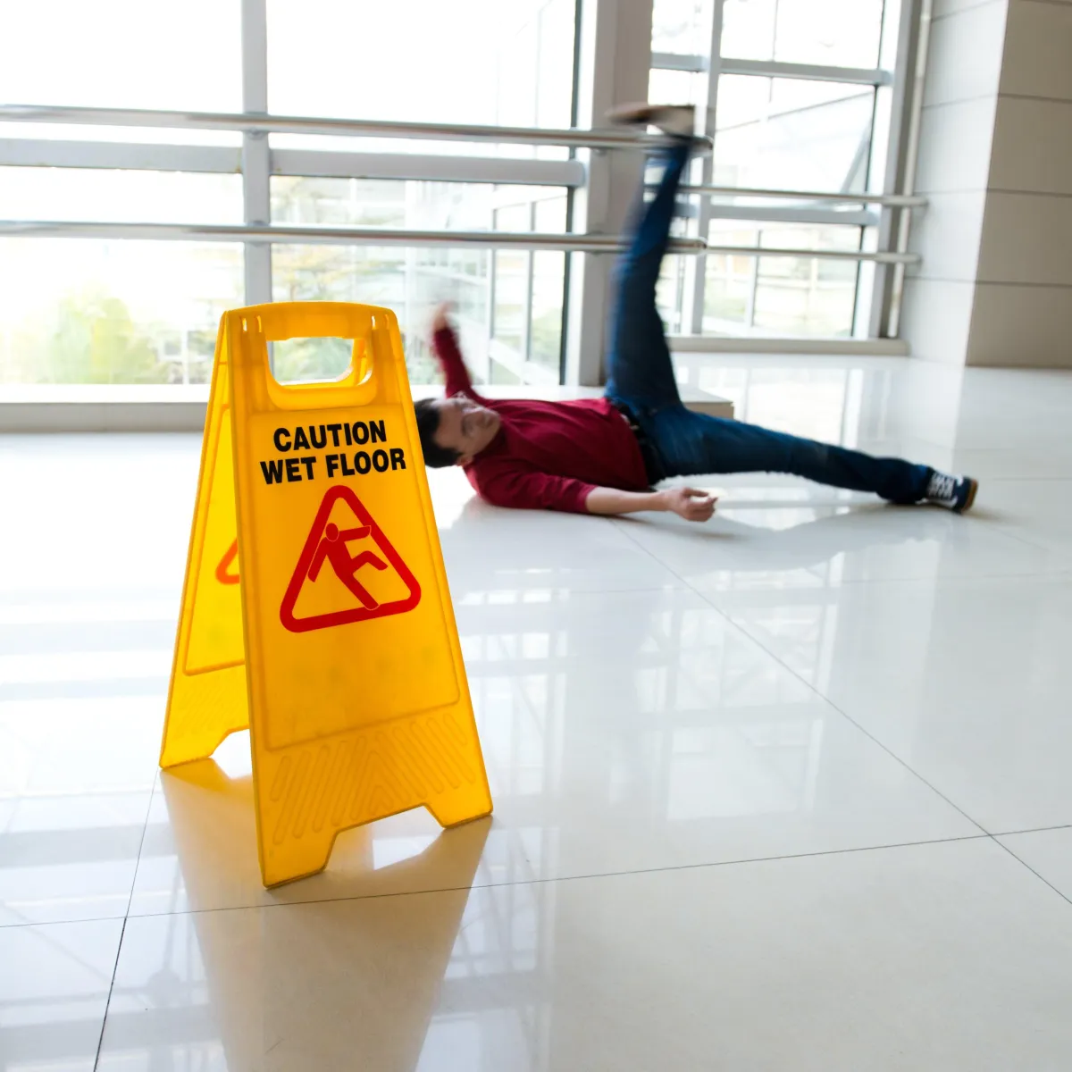 Slip and Fall on Wet Floor