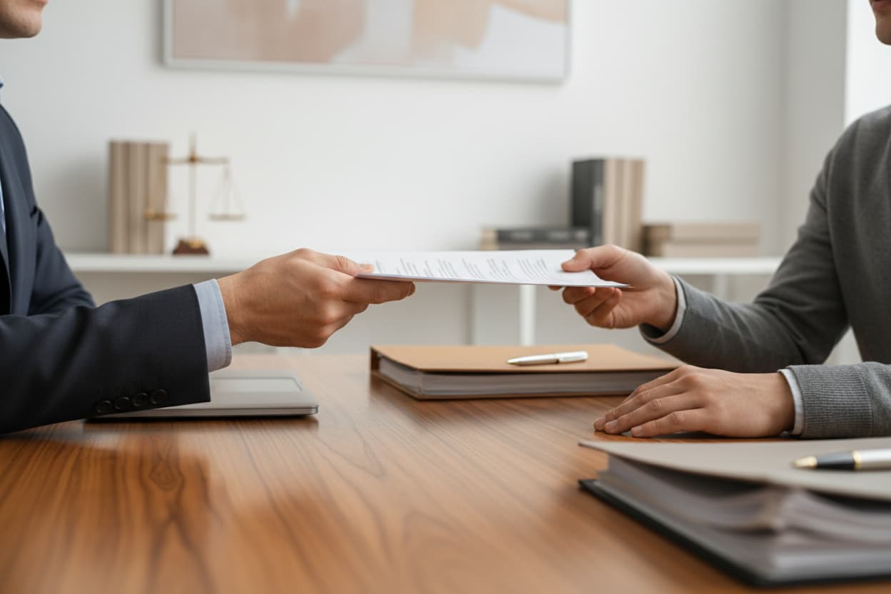 settlement statemen with an attorney