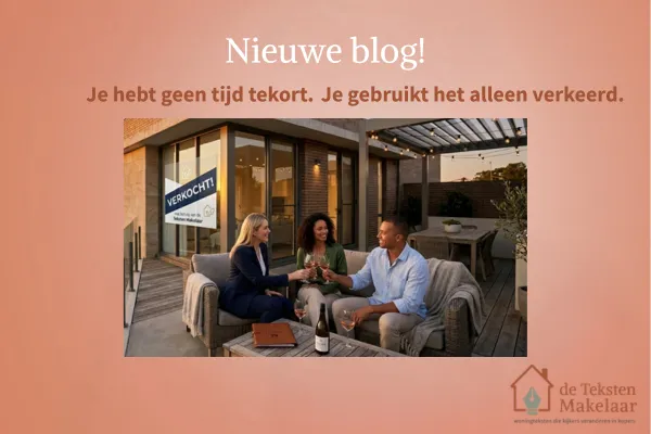 Je hebt geen tijd tekort. Je gebruikt het alleen verkeerd.