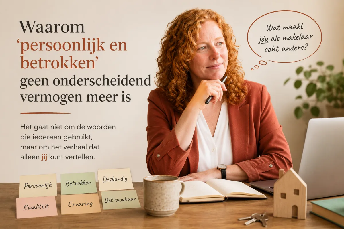 Waarom bellen klanten jou en niet de makelaar drie straten verderop?