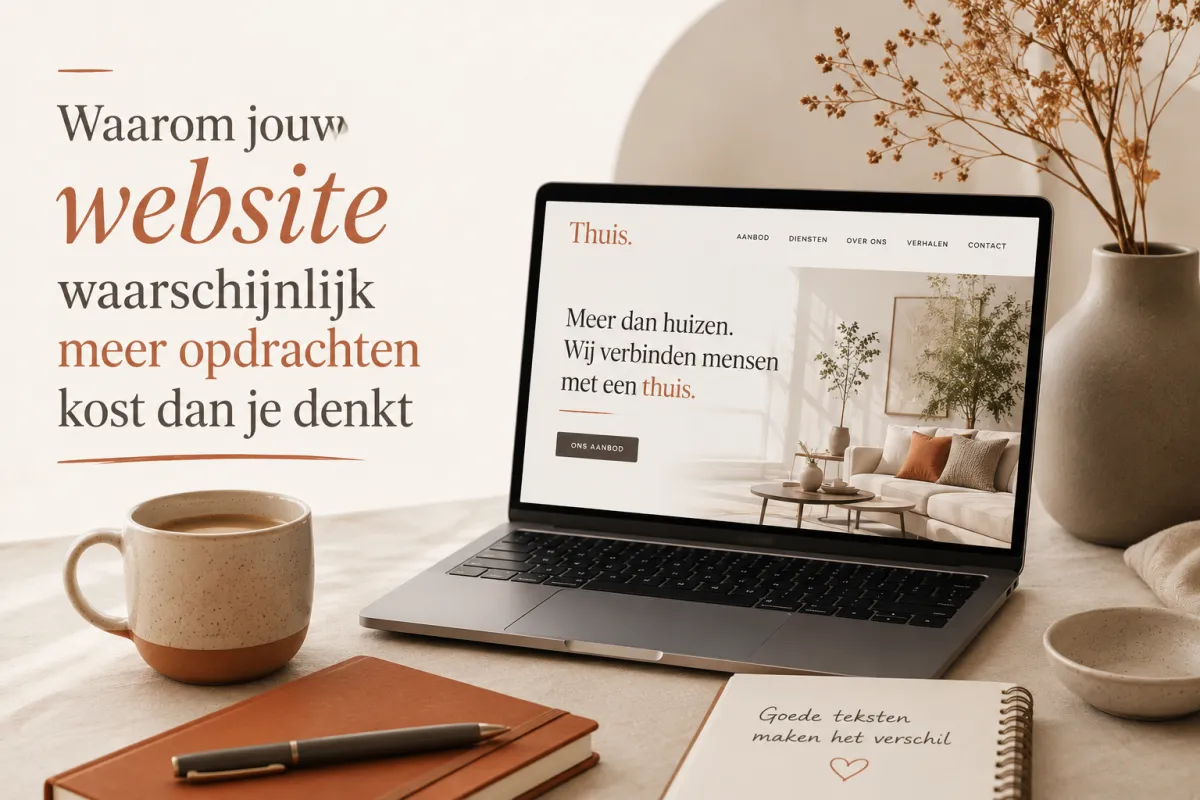 Je website doet meer dan informeren. Of juist minder.