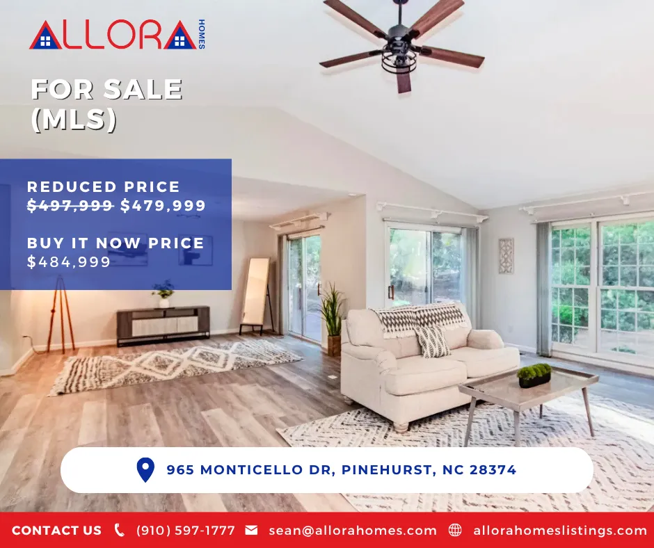 965 Monticello Dr,  Pinehurst, NC 28374
