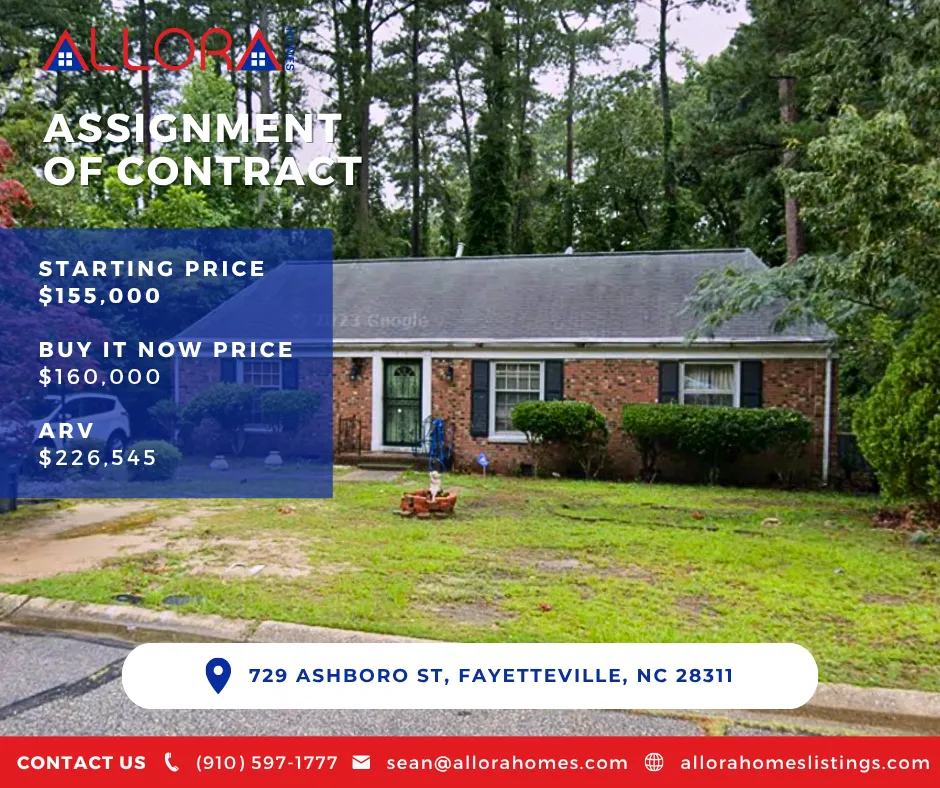 729 Ashboro St,  Fayetteville, NC 28311