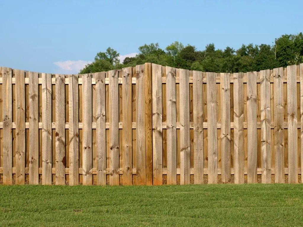 Oshawa ON, wood fence