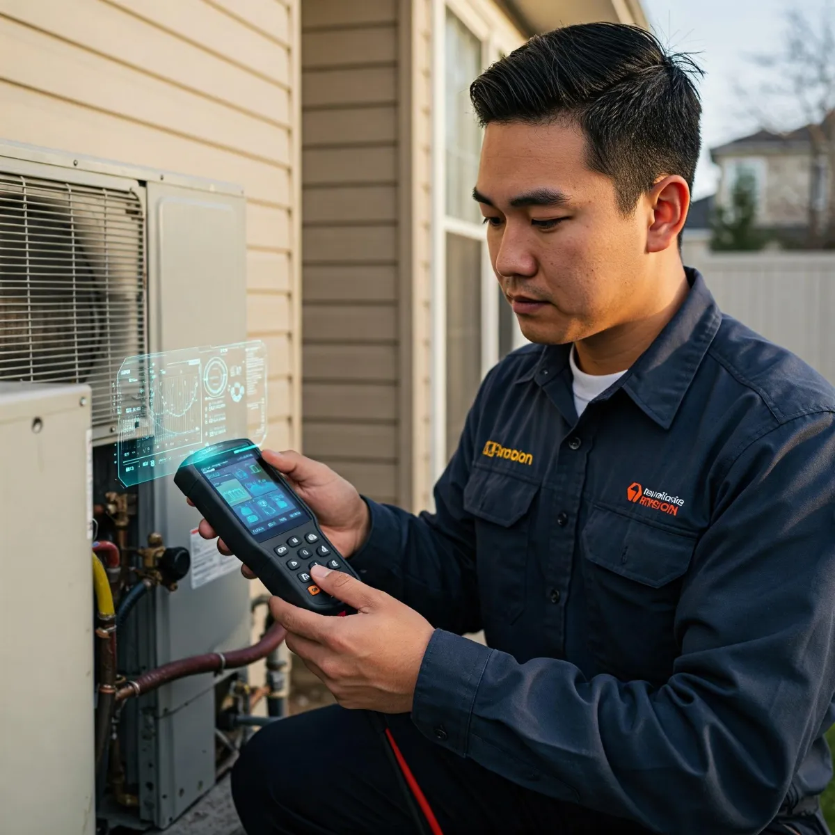 Perfect HVAC refrigerant charging