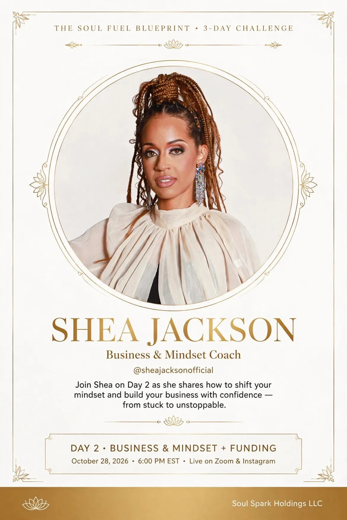 Shermon Chef keynote speaker portrait