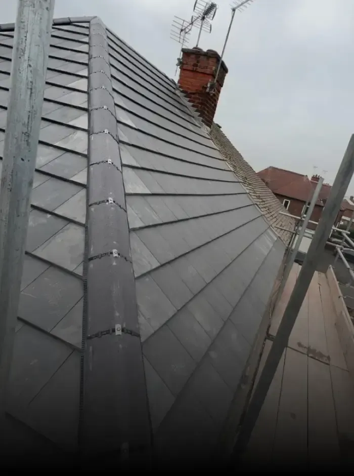 image of a completed roof