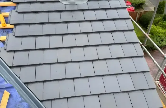 image of a repairing roof