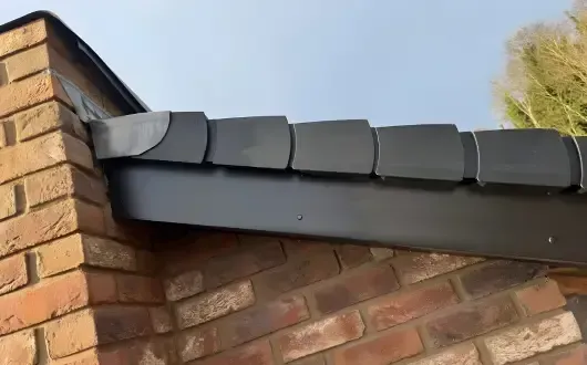 image of a guttering on a roof