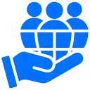 supporting hands icon