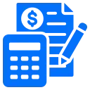 calculation and estimate icon
