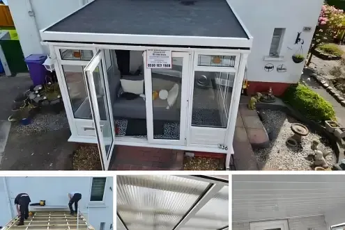 Image of a conservatory roof