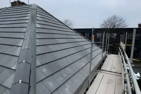 Image of a new installed roof