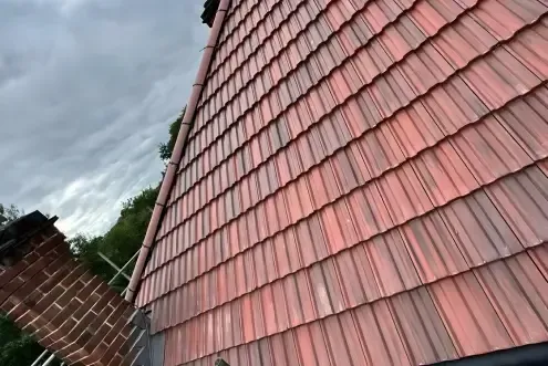 newly repaired roof