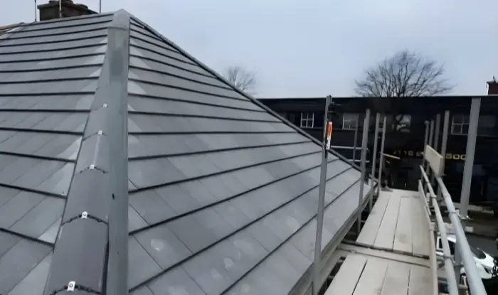 image of a brand new replaced roof