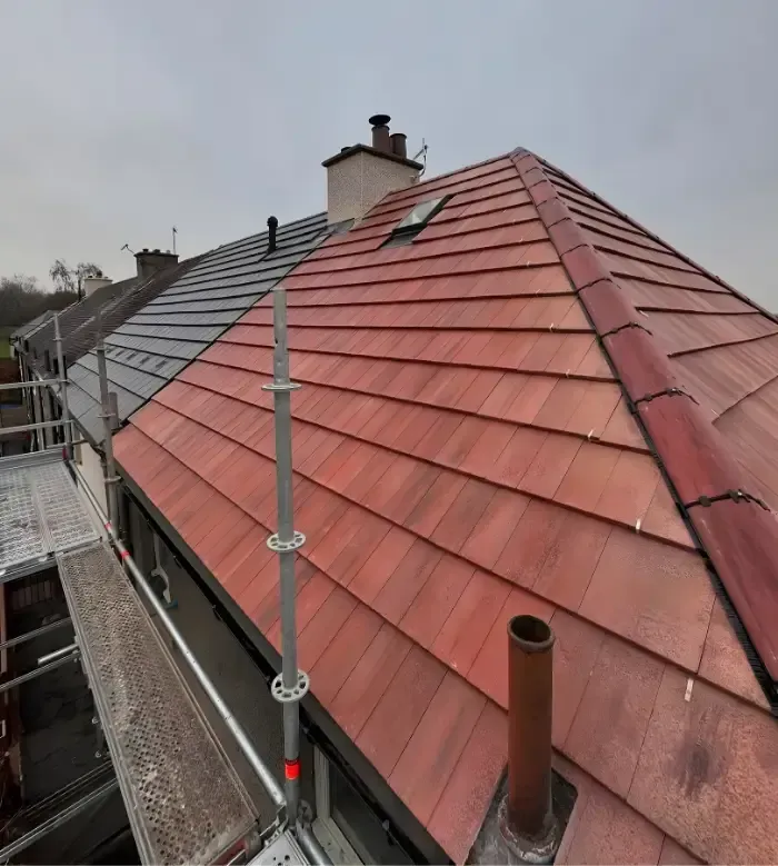Image of a new installed roof