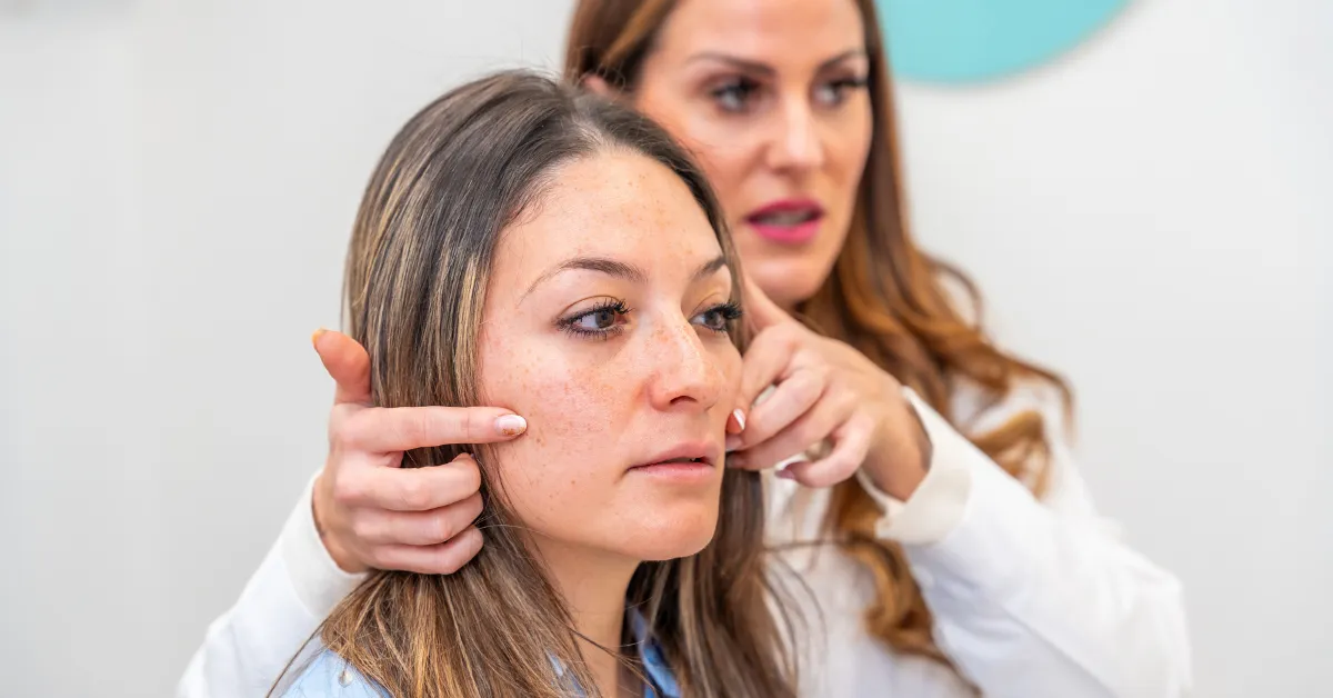 Client receiving professional facial at Beauty Diamond Medispa & Aesthetics