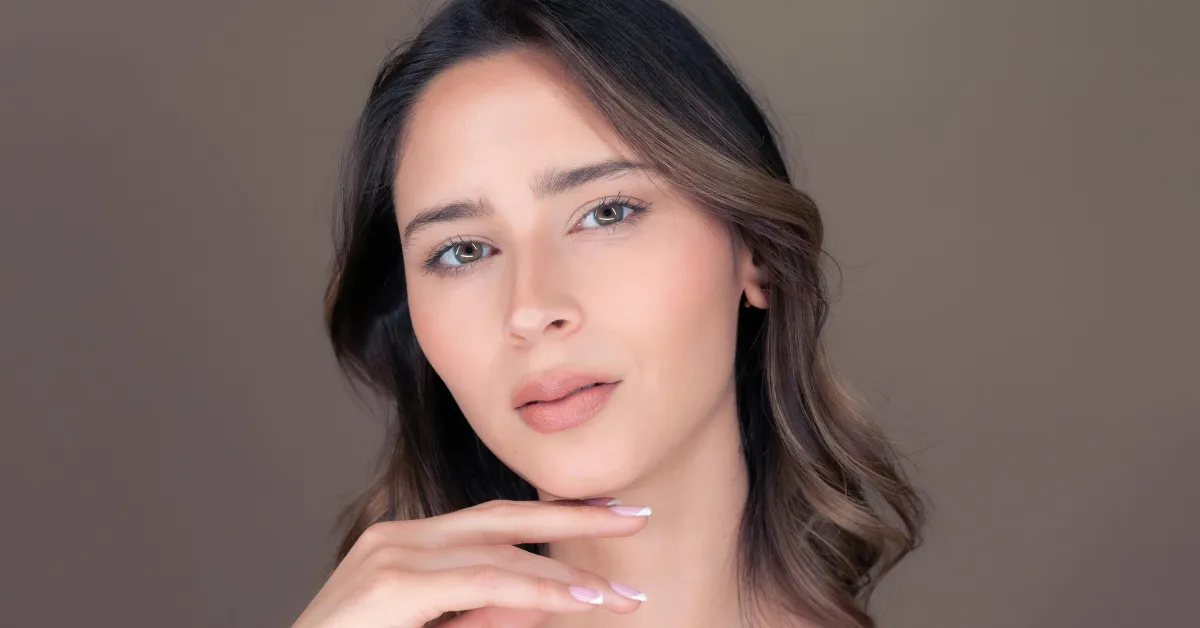 Woman receiving skin rejuvenation treatment for glowing skin