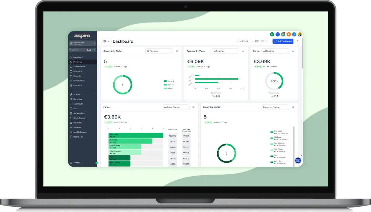 aspire dashboard berlin