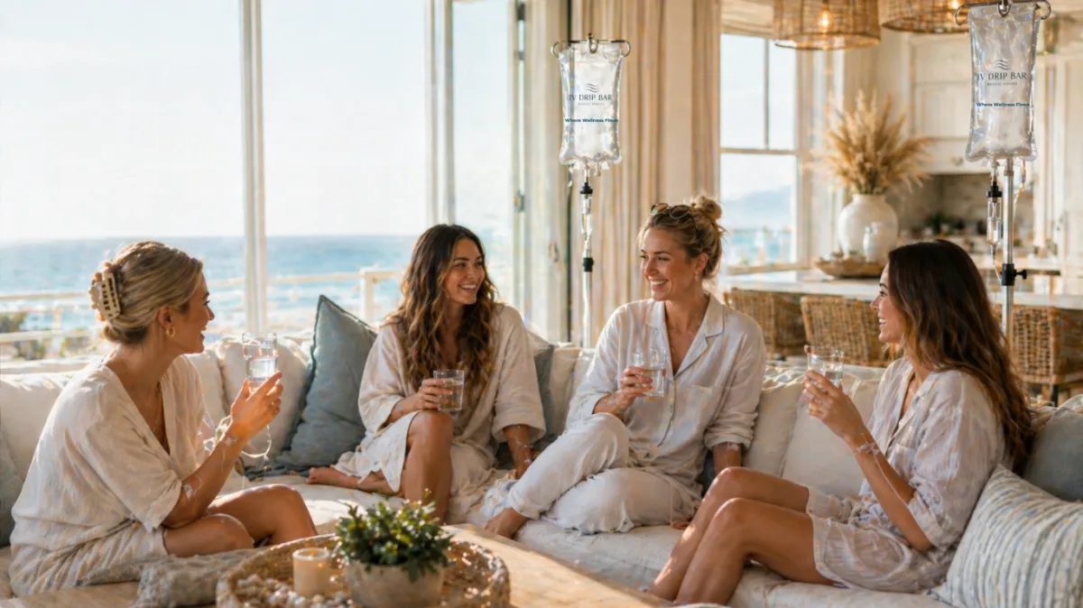 Nurse providing in-home mobile IV therapy in Rehoboth Beach