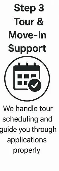 Step 3 — Tour & Move-In Support in Houston TX