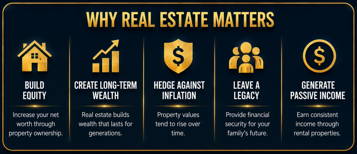 Why real estate matters infographic