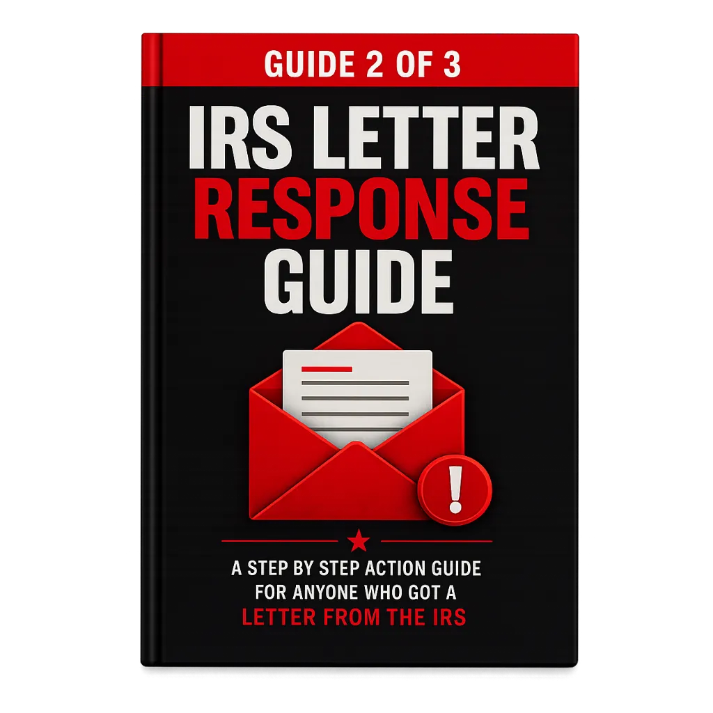 IRS letter response guide cover mockup