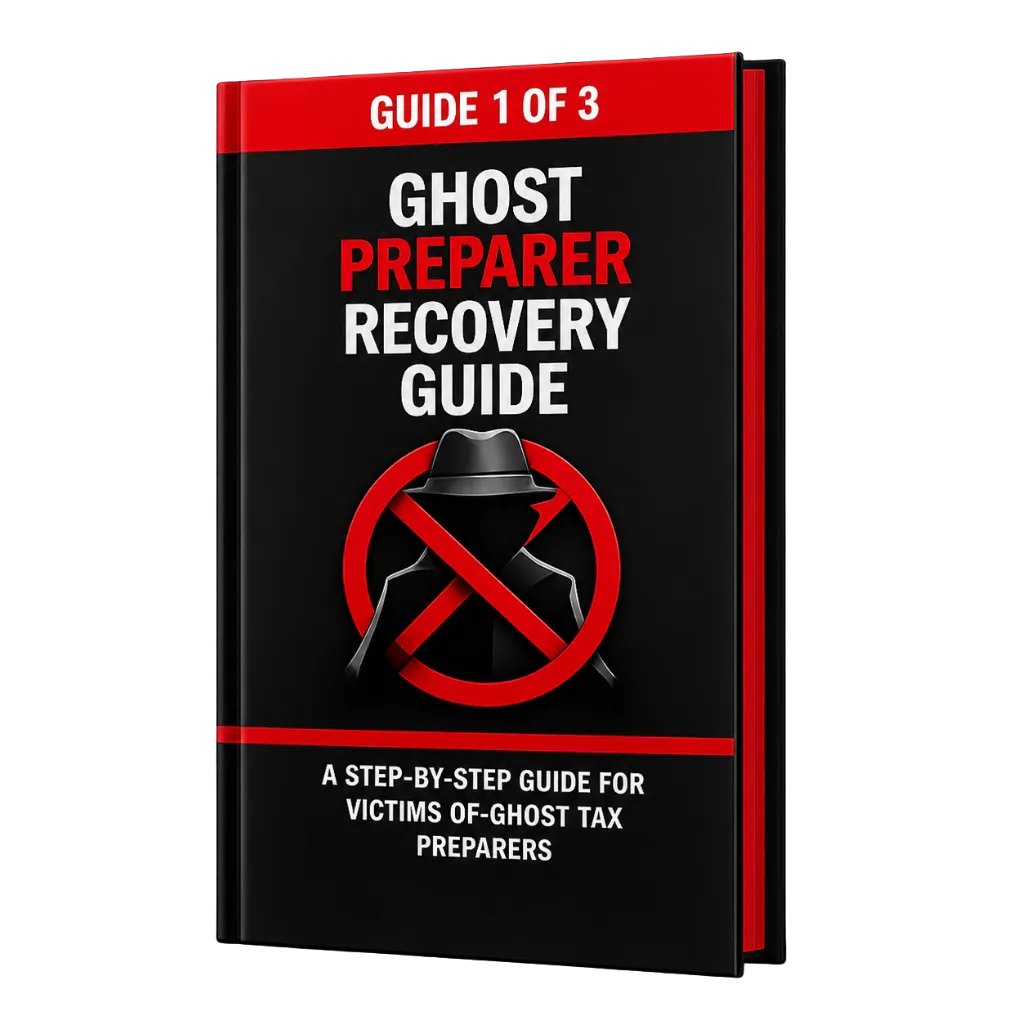 Ghost preparer recovery guide cover mockup