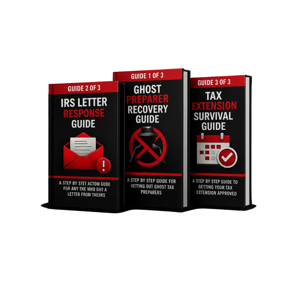 3D Mockup of the IRS Emergency Toolkit digital guides