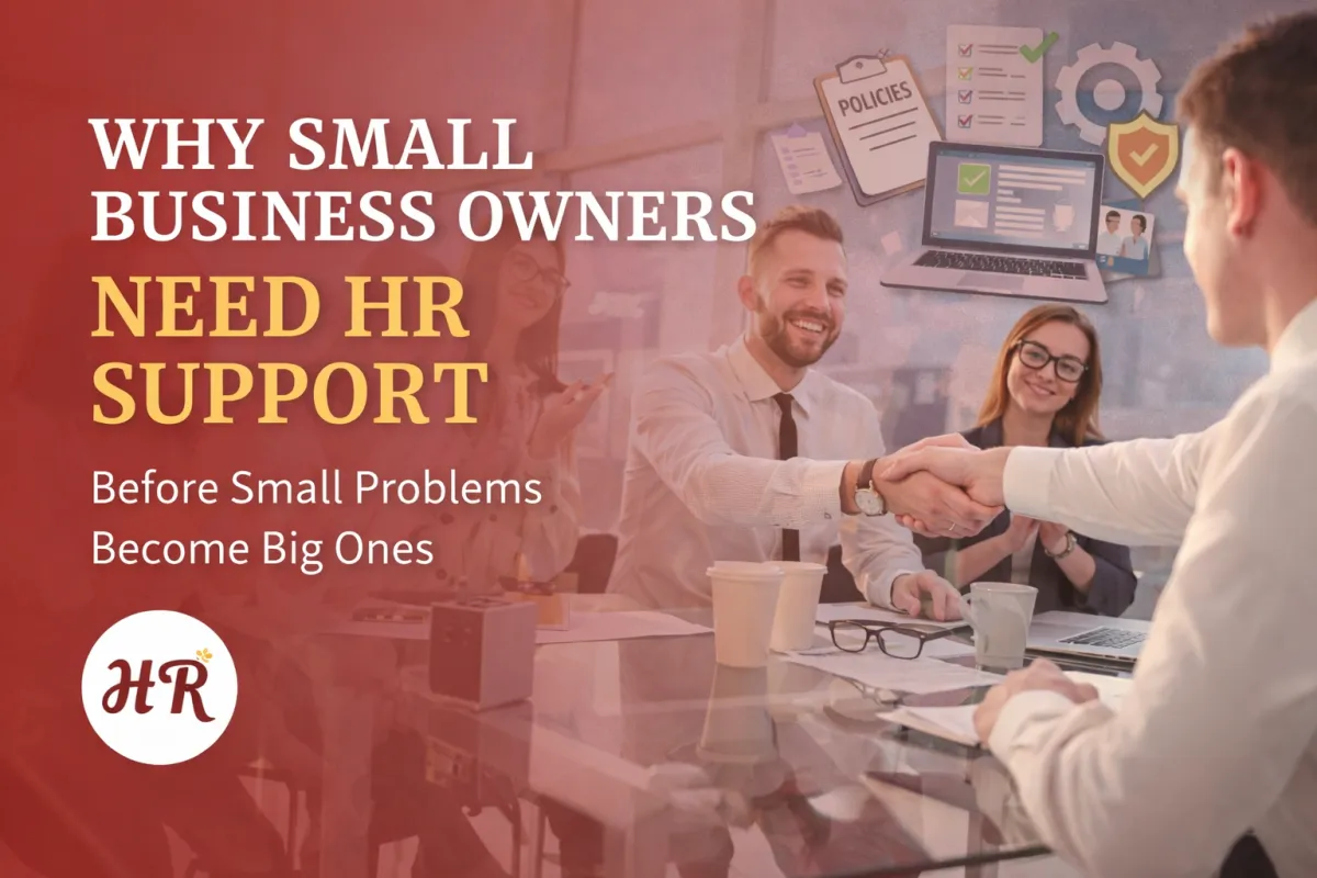 Why Small Business Owners Need HR Support Before Small Problems Become Big Ones